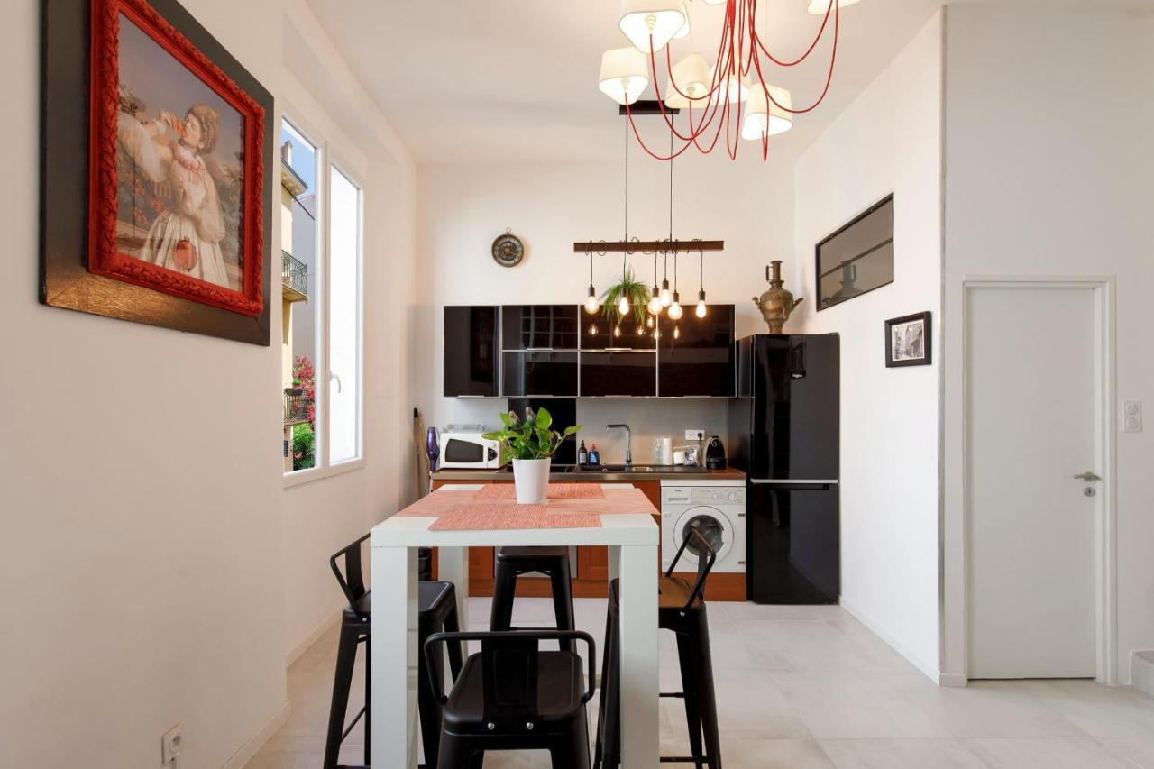 Ferienwohnung Superb Air-Conditioned Loft In The Heart Of Viel Antibes Exterior foto