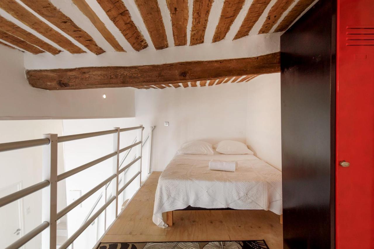 Ferienwohnung Superb Air-Conditioned Loft In The Heart Of Viel Antibes Exterior foto